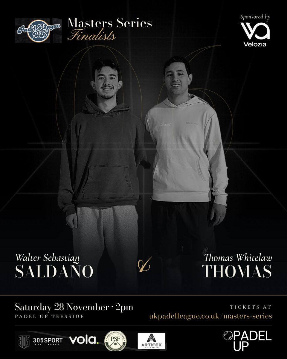 Walter Sebastian Saldaño and Thomas Whitelaw Thomas, Masters Series finalists, pair 06.