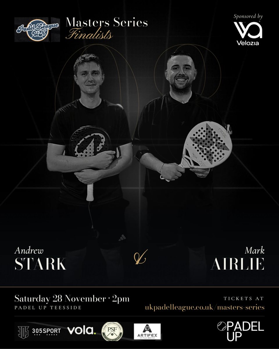 Andrew Stark and Mark Airlie, Masters Series finalists, pair 08.
