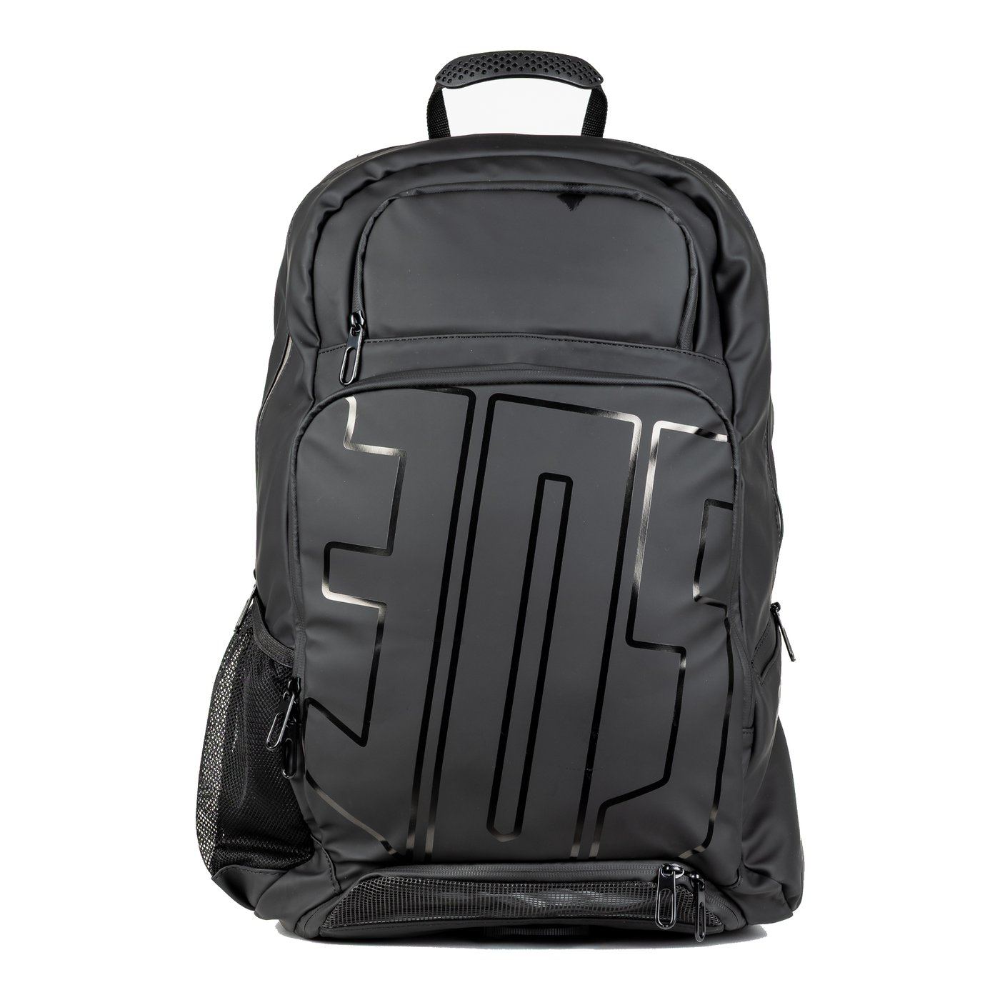 A black 305 Shield backpack with a large 305 logo on the front, shown on a white background.